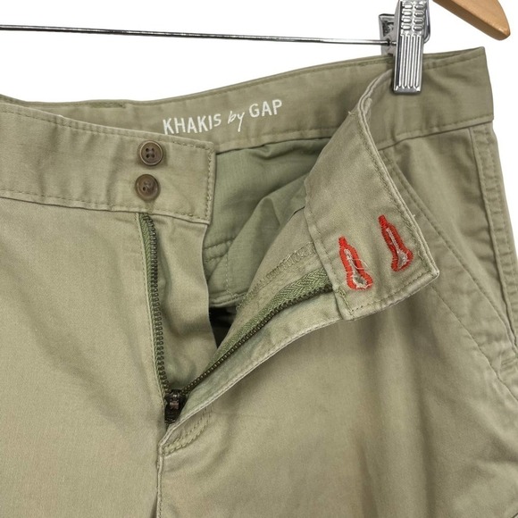 Gap Cadet Cargo Khaki Pants Light Olive Green 8 - Picture 5 of 11